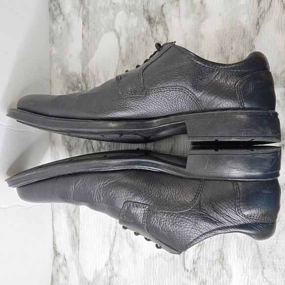 Belvedere Bay Bridge Men’s Size 10 D Black Oxford Lace-Up Dress Shoes main image 4